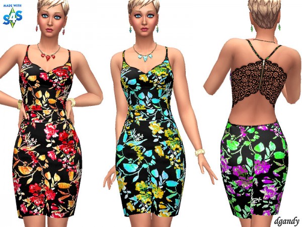  The Sims Resource: Dress 20191216 by dgandy