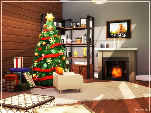  The Sims Resource: Winter Glass Cabin by Lhonna