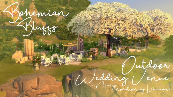  Mod The Sims: Bohemian Bluffs Outdoor Wedding Venue by Lahawana