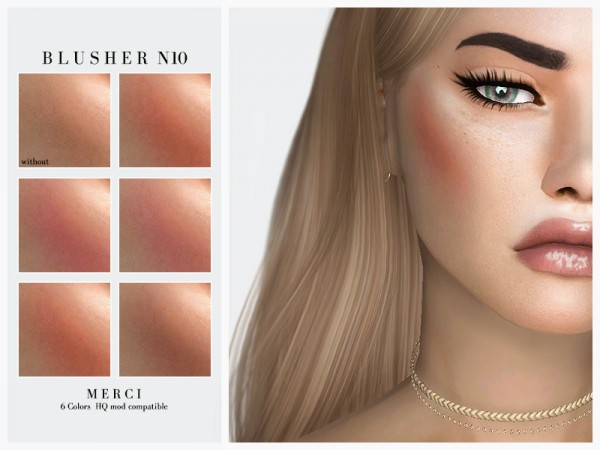  The Sims Resource: Blusher N10 by Merci