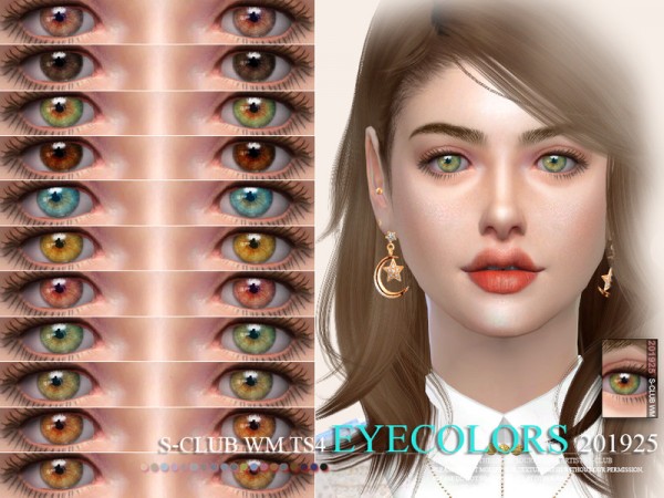  The Sims Resource: Eyecolors 201925 by S Club