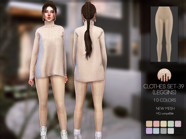 The Sims Resource: Clothes SET-39 leggins by busra-tr • Sims 4 Downloads