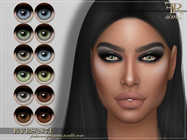  The Sims Resource: Eyes N71 by FashionRoyaltySims