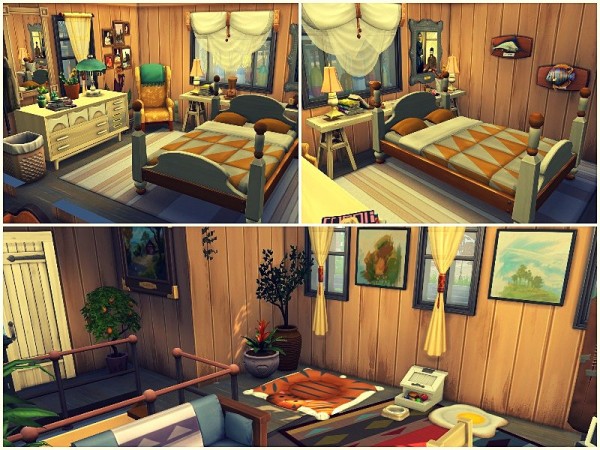  The Sims Resource: Wild Wood House by lotsbymanal