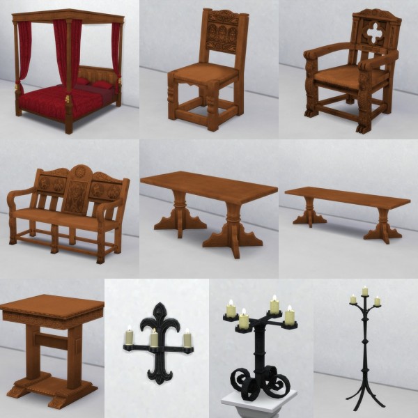  Mod The Sims: Medieval Set from TS2 by TheJim07