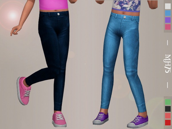  The Sims Resource: Lil Sims Cool Jeans by Margeh 75