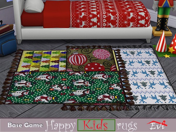  The Sims Resource: Merry kids rugs by  evi