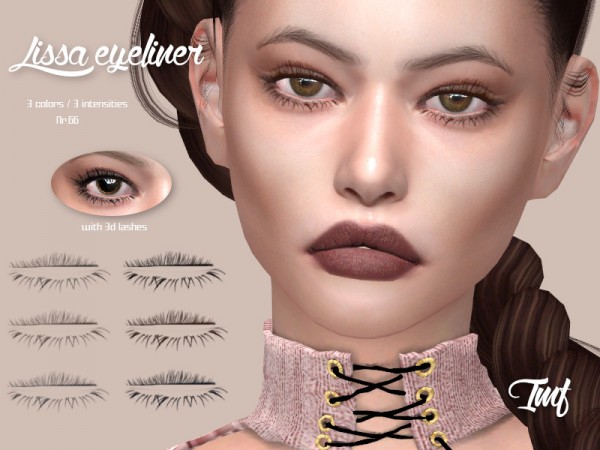  The Sims Resource: Lissa Eyeliner N.66 by IzzieMcFire