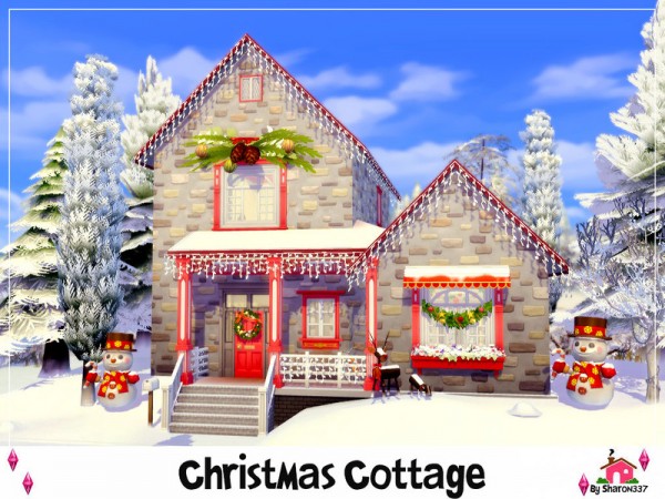  The Sims Resource: Christmas Cottage   Nocc by sharon337