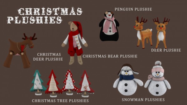  Leo 4 Sims: Christmas plushies 2