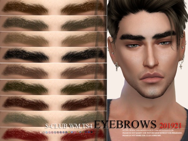  The Sims Resource: Eyebrows 201921 by S Club