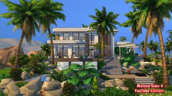  Sims 3 by Mulena: Modern luxury mansion