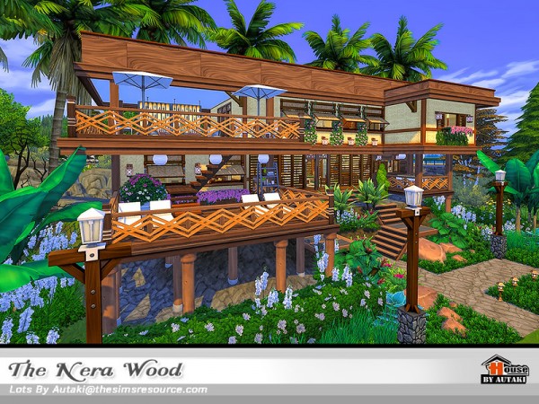  The Sims Resource: The Nera Wood House by Autaki