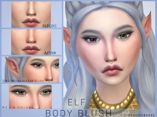 The Sims Resource: Elf Blush N2 by peachtreees