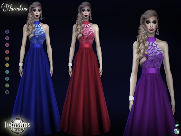  The Sims Resource: Claradecia dress by jomsims