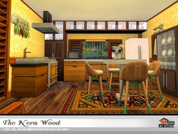  The Sims Resource: The Nera Wood House by Autaki