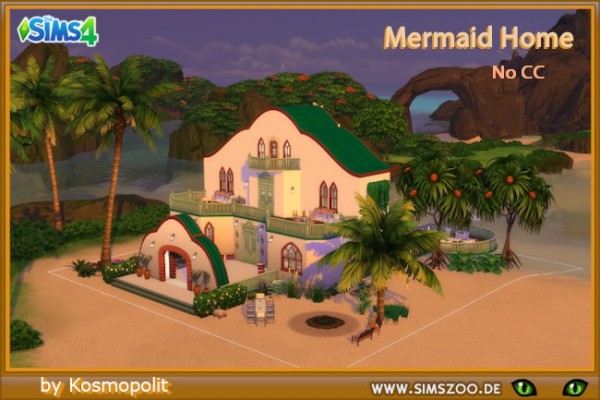  Blackys Sims 4 Zoo: Mermaid Home by Kosmopolit