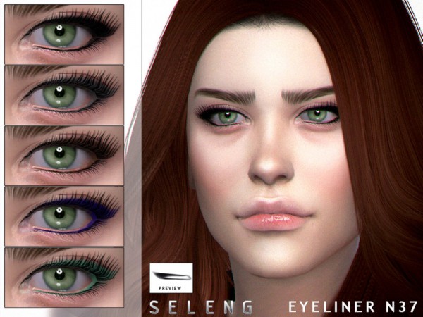  The Sims Resource: Eyeliner N37 by Seleng