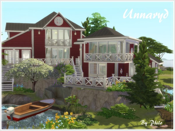  The Sims Resource: Unnaryd House No CC by philo