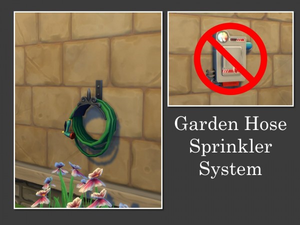  Mod The Sims: Garden Hose Sprinkler System by Teknikah