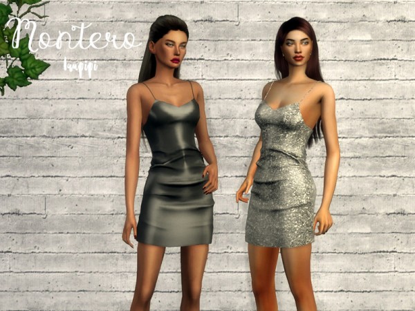  The Sims Resource: Montero dress by Laupipi
