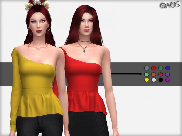  The Sims Resource: Isabel Top by OranosTR