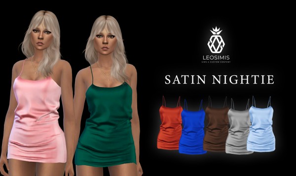  Leo 4 Sims: Satin Nightie