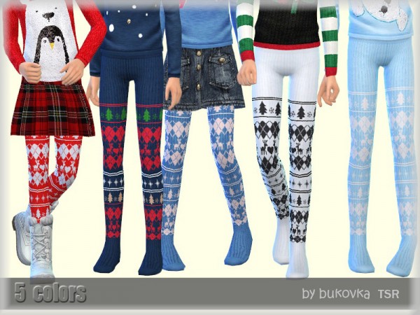  The Sims Resource: Winter Tights by bukovka