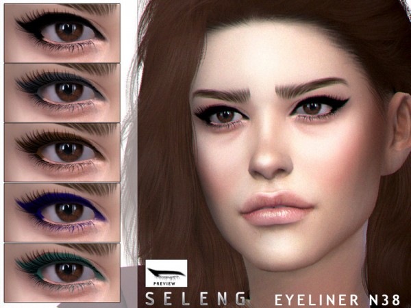  The Sims Resource: Eyeliner N38 by Seleng