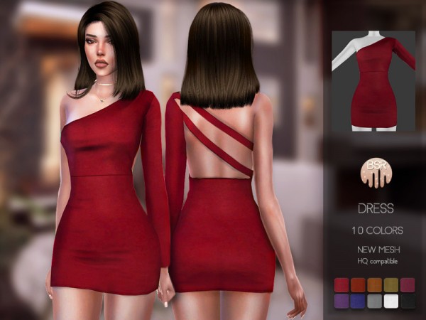  The Sims Resource: Dress BD149 by busra tr
