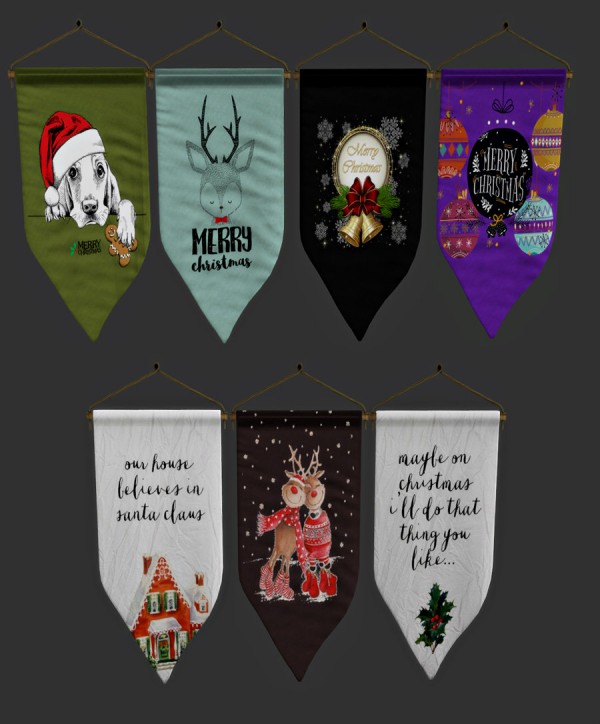  Leo 4 Sims: Christmas Banners