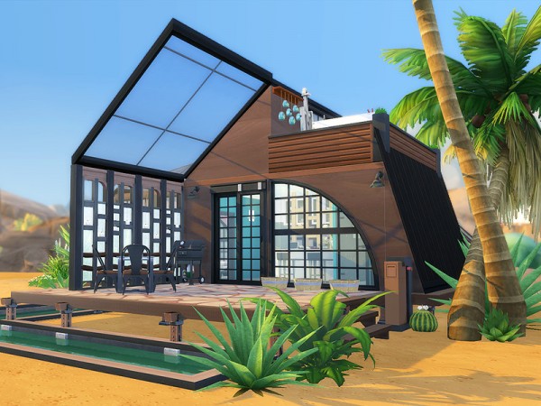  The Sims Resource: Carolina Modern House by Ineliz