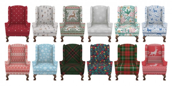  Simplistic: Christmas Fireside Chairs
