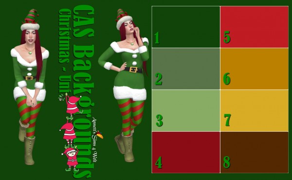  Annett`s Sims 4 Welt: CAS Backgrounds Christmas   Uni