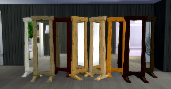  Mod The Sims: Medieval Floor Mirrors by AdonisPluto
