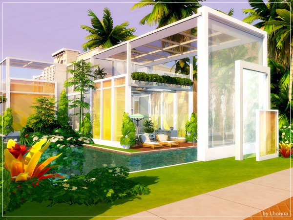  The Sims Resource: More Glass    House by Lhonna