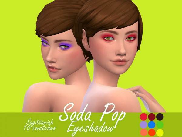  The Sims Resource: Soda Pop Eyeshadow by Sagittariah