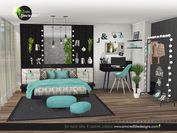  The Sims Resource: Zara Bedroom by SIMcredible!