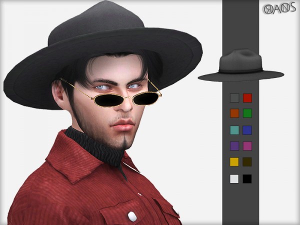  The Sims Resource: Fedora Hat by OranosTR