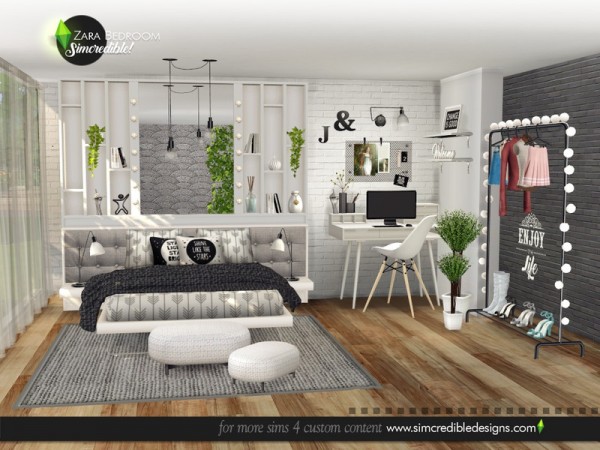  The Sims Resource: Zara Bedroom by SIMcredible!
