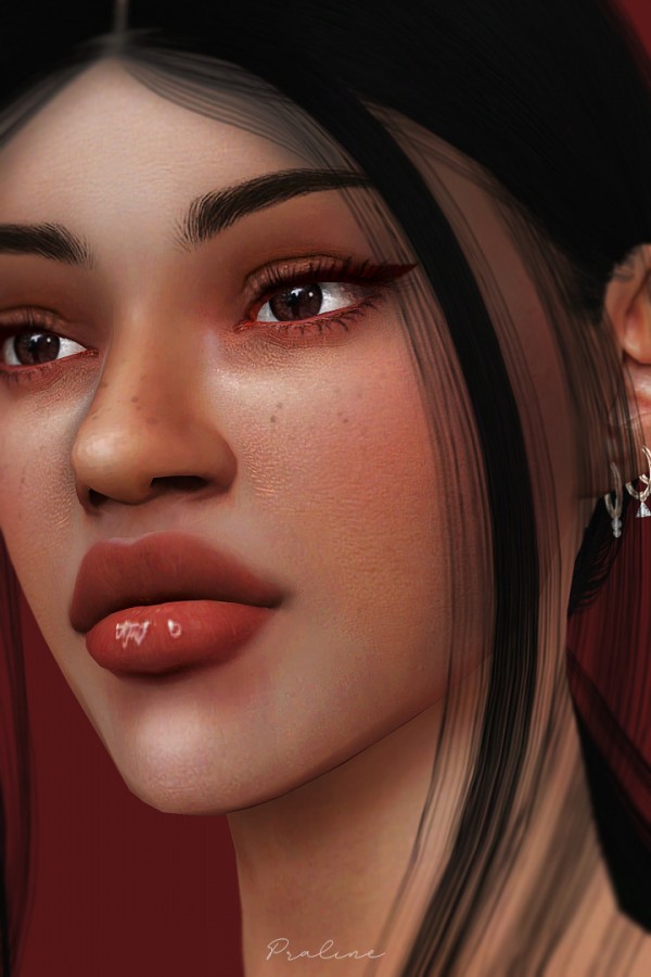  Praline Sims: Snow Doll Lip Gloss, Night Fairy Lip Gloss and Twilight Rose Lipstick