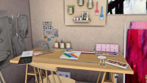  Models Sims 4: Artist Bedroom