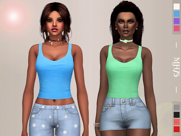  The Sims Resource: Vest Top by Margeh 75