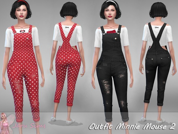  The Sims Resource: Outfit Minnie Mouse 2 by Jaru Sims