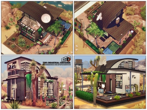  The Sims Resource: Tiny Industrial Container by Danuta720