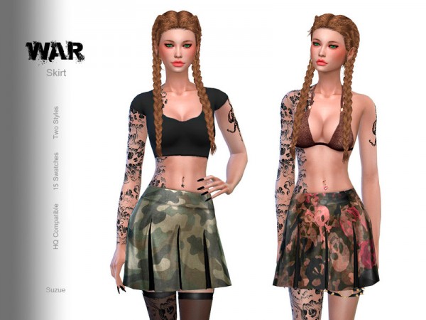  The Sims Resource: War Skirt by Suzue