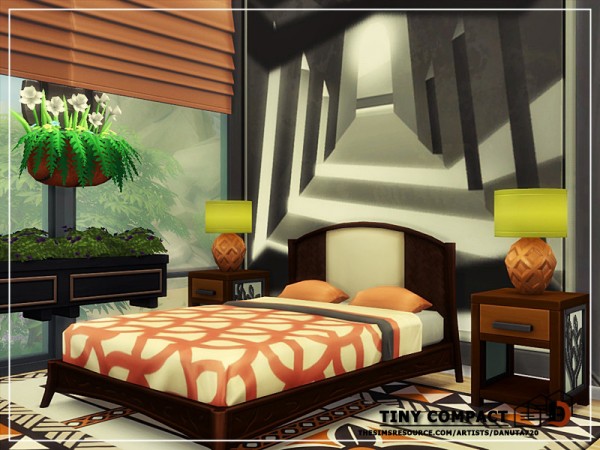  The Sims Resource: Tiny Compact house by Danuta720