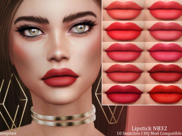  MSQ Sims: Lipstick NB32