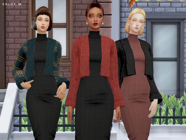  The Sims Resource: Woolen Coat by ChloeM