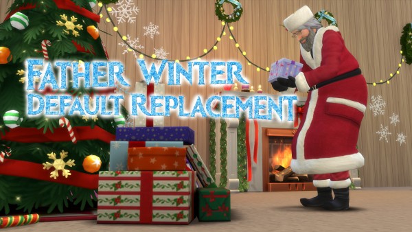  Mod The Sims: Father Winter As Santa: A Default Replacement by Simaginarium